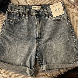 Abercrombie and Fitch High Rise shorts